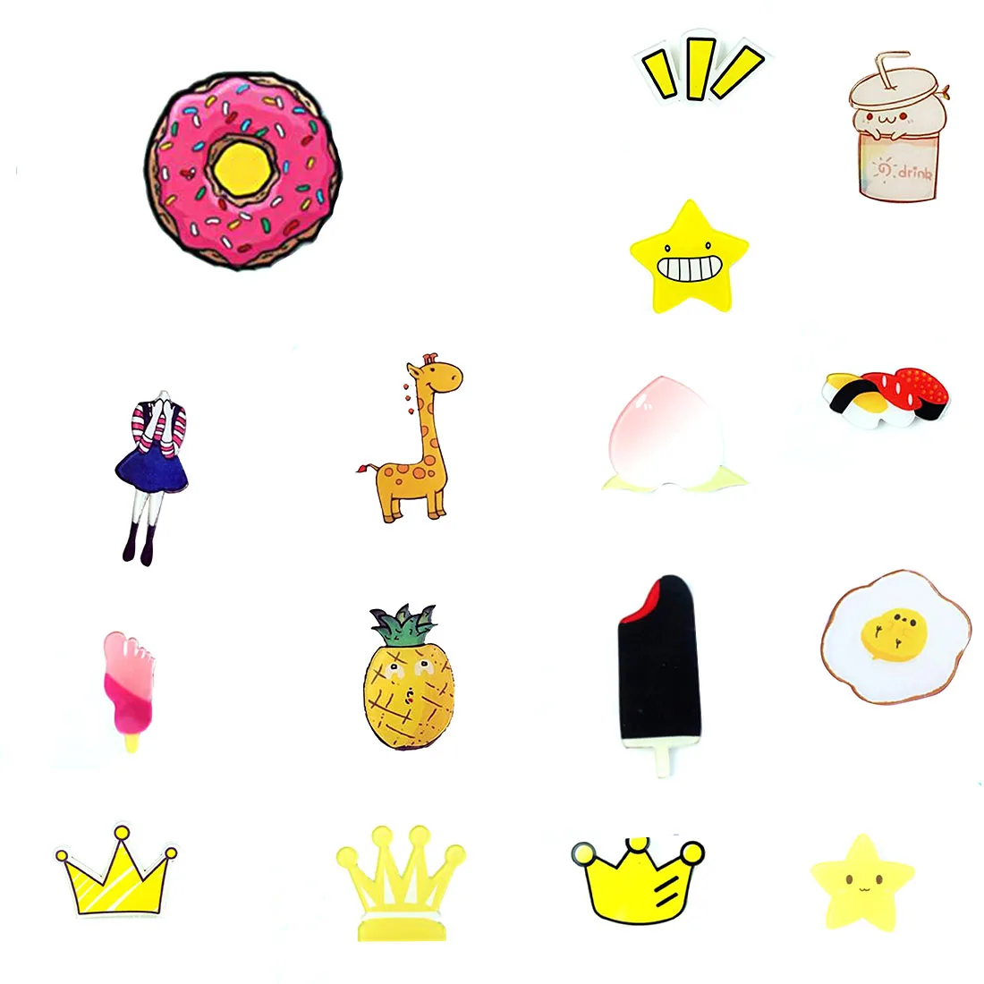 Новое поступление Kawaii значок из ткани украшение для джинсов курток сумок обуви