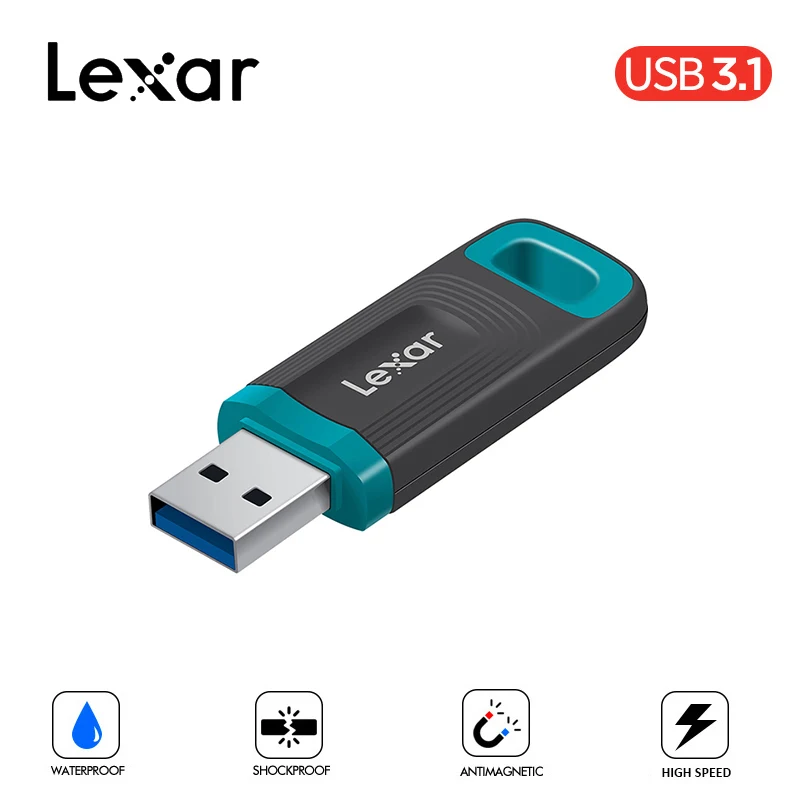 Lexar JumpDrive жесткие USB 3 1 flash drive 32 GB 64 Водонепроницаемый шифрования флешки anima memorias usb