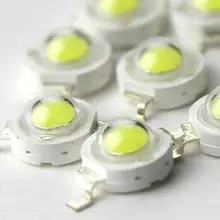 20 шт. 1 Вт Холодный белый Теплый белый красный зеленый Королевский синий оранжевый желтый фиолетовый УФ 660NM SMD лампа дневного света высокой мощности LED