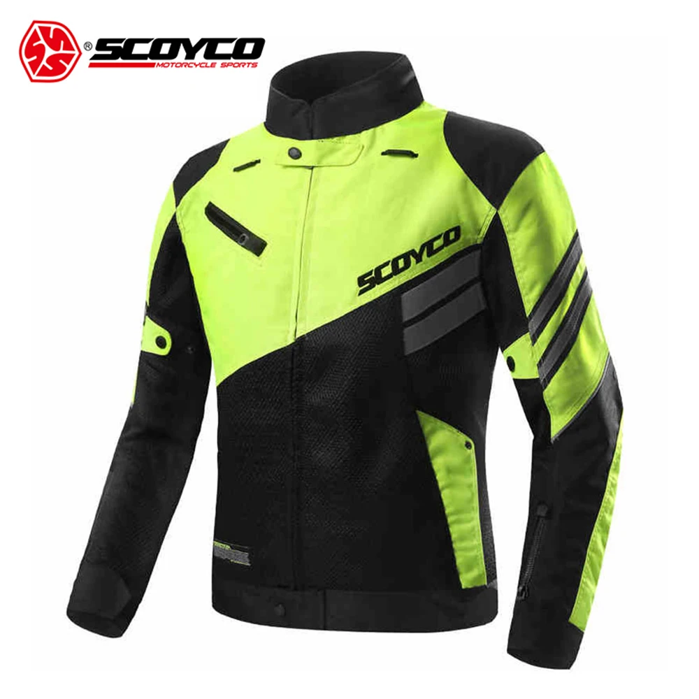 

SCOYCO Motorcycle Jacket Summer Motorcycle Jacket Motorbike Motocicleta Motocross Protector Motocicleta Chaquetas Black Men