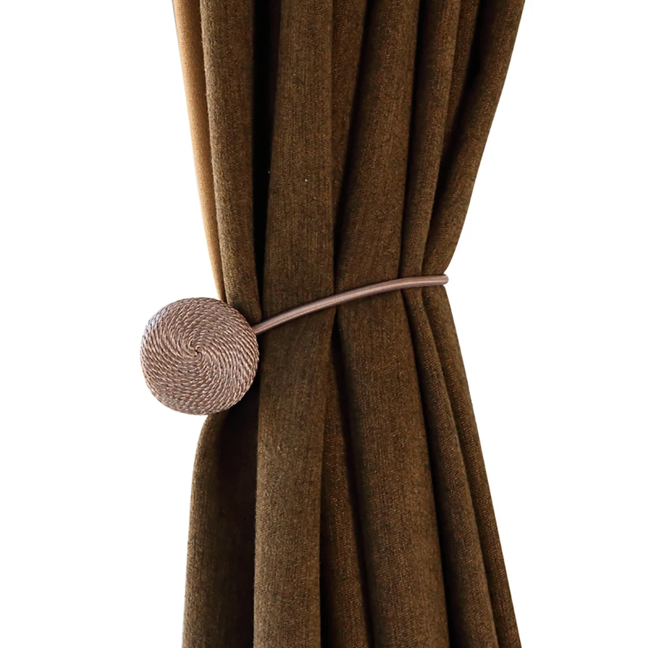 1 шт. Шторы Tieback с магнитными декоративными драпировками веревка Tieback удобный Плетеный держатель для спальни шторы Аксессуары декор