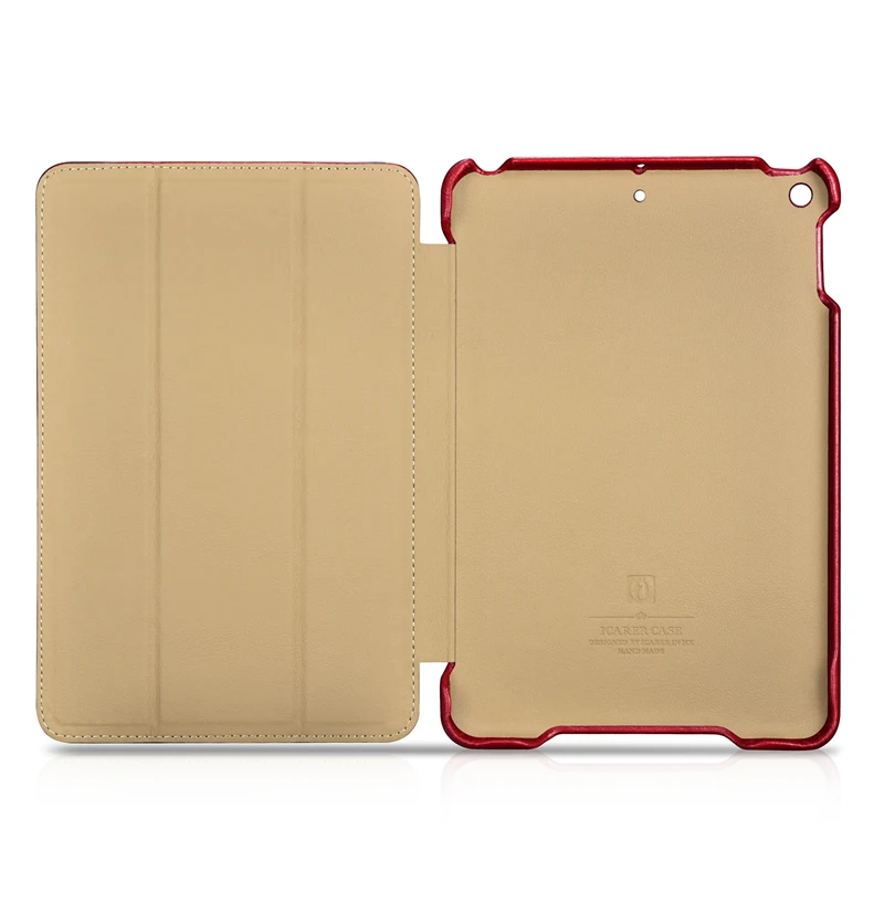 Новейший откидной чехол из натуральной воловьей кожи для Apple iPad mini5, ультратонкий деловой складной чехол с подставкой для iPad mini5 8"
