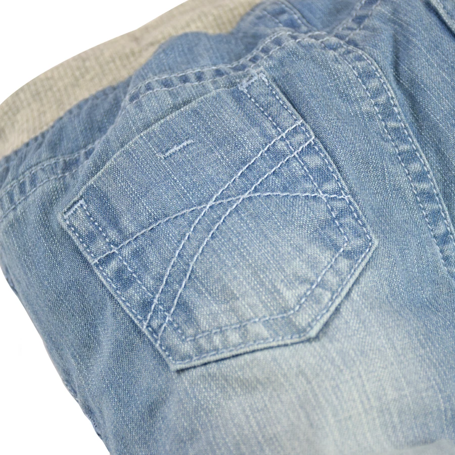 HSIN1609005-6Infant Baby Boys&Girls Jeans Kids Winter Warm Denim Jeans Double Layers Harem Pants Newborn Bebe Trousers Toddler Crawling Pants