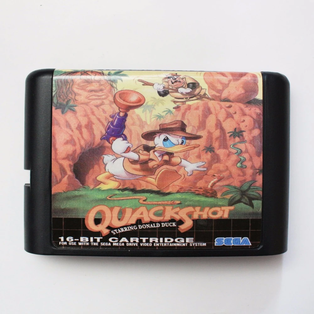 Quack Shot 16 Bit Sega Md Game Card For Sega Mega Drive For Genesis Sega Md Game Card Quack Shotsega Md Games Aliexpress