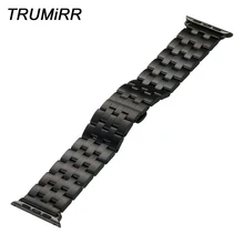 22 мм 24 мм ремешок из нержавеющей стали 5 указка сменный ремешок соединяющий ремешок браслета для 38 мм 42 мм iWatch Apple Watch черный серебристый