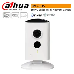 3MP Wi-Fi ip-камера IPC-C35 HD 1080 P домашний Поддержка камеры безопасности sd-карта до 128 Гб Встроенный микрофон английская версия IPC-C35