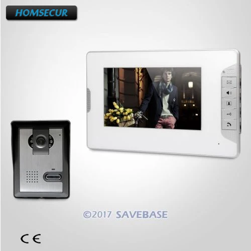 HOMSECUR " видео домофон телефонный звонок системы электрический замок поддерживается для домашней безопасности