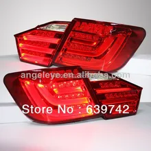 Для TOYOTA Camry Aurion светодиодный задний фонарь для BMW style 2012-2013 год красный цвет V1