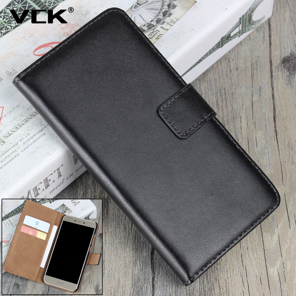 

VCK For Microsoft Nokia Lumia 925 630 1020 520 820 920 930 530 830 640 540 950 550 Wallet Flip Case Genuine Leather Phone Cover