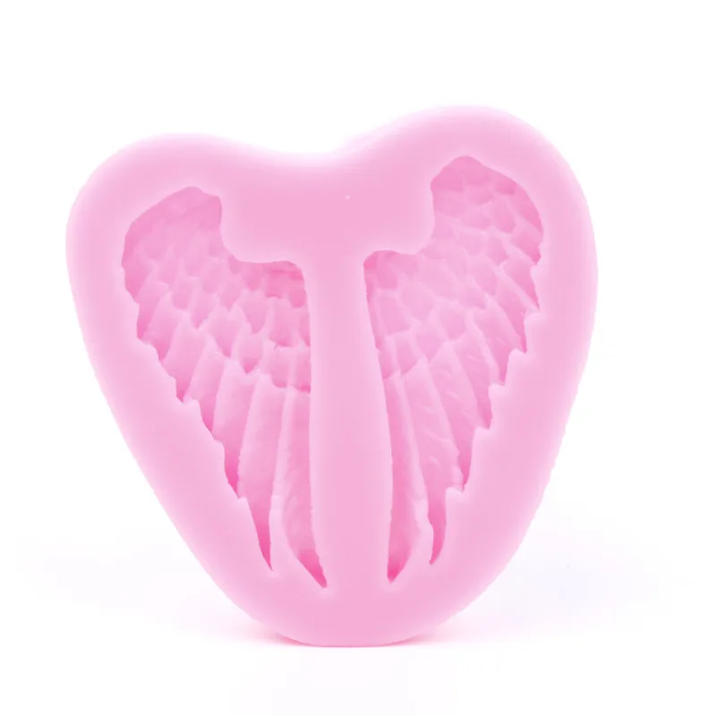 Модные силиконовые крылья феи торта сахар тиснение ремесло шоколадная форма Крыло ангела Кондитерские инструменты
