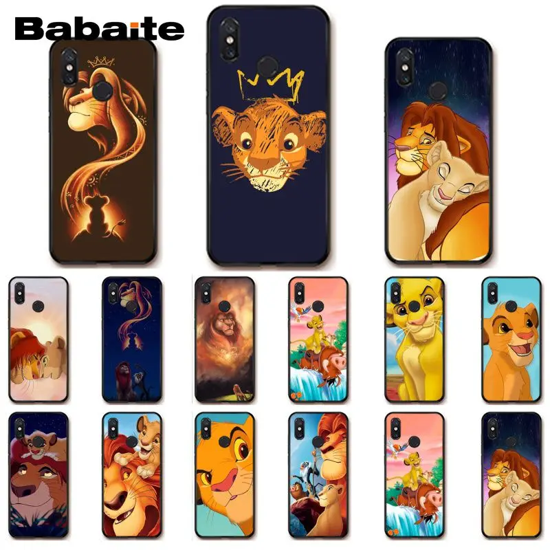 

Babaite Cartoon Movie Lion King DIY Luxury Phone Case for Xiaomi MiA1 A2 lite F1 Redmi 4X 5Plus S2 Note7 Redmi Note4