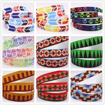 

16105H19 , 10MM Pet dog footprints Printed grosgrain ribbon, DIY handmadeHair accessories Material wedding gift wrap