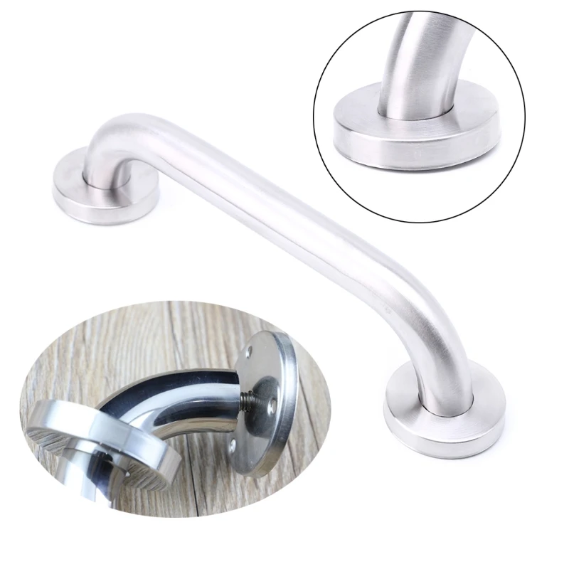 25cm Bathroom Shower Tub Handrail Stainless Steel Safety Toilet Support Rail Grab Bar Handle JUN21-B