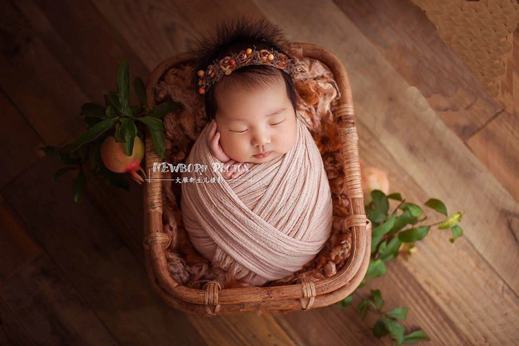 newborn photography basket