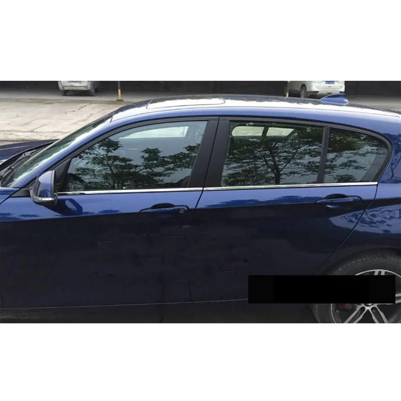 Lsrtw2017 304 нержавеющая сталь окна автомобиля планки для bmw 120i 114i 116i 118i 116d 118d m135 2012 2013