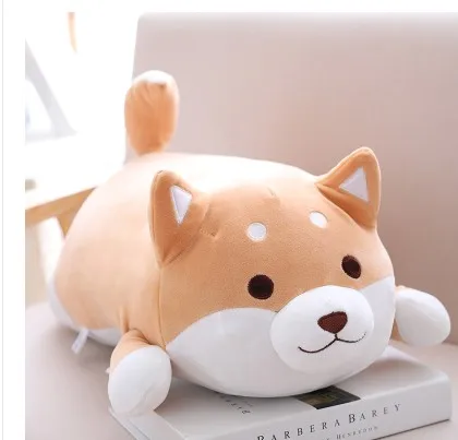 1 шт. 35/55 см Мягкие Плюшевые Kawaii толстый Косплей Shiba «Лисья Секретная служба»(Inu и собаки из мультфильма, подушка для детей girlfreind подарок на день рождения - Цвет: c  Inu Dog