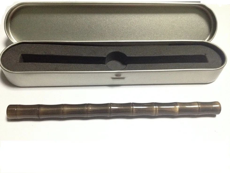 1 шт. латунная ручная работа креативная бамбуковая ручка карандаш тактическая самозащита металлическая медная ручка EDC карманные многофункциональные инструменты