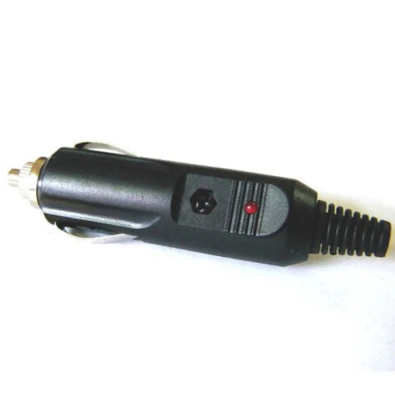 MAYITR 5pcs/lot 12V Car Auto LED Male Cigarette Lighter Socket Plug Connector with Fuse Automotive Electronic Accessories