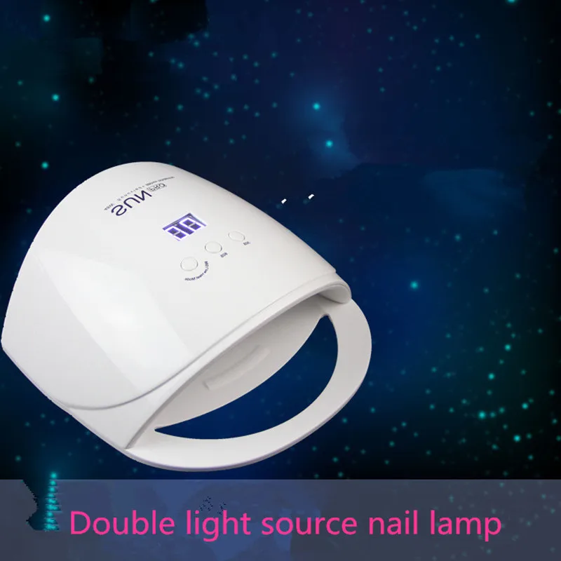 Профессиональная Сушилка для ногтей 48 Вт фототерапия маникюрная машина светодиодная УФ-лампа для ногтей для всех lGel лак для ногтей 30 s/60 s/90 s инструменты для дизайна ногтей - Цвет: white