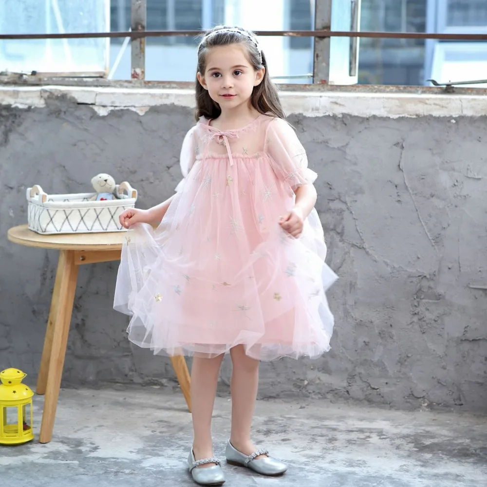 Fancy Baby Girl Clothes vestido Summer Princess Dance Wear Tulle