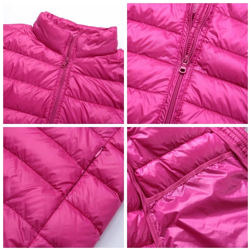 Женский пуховик с перьями NewBang ультралегкий на утином пуху ветровка 5xl 6xl 7XL|coat