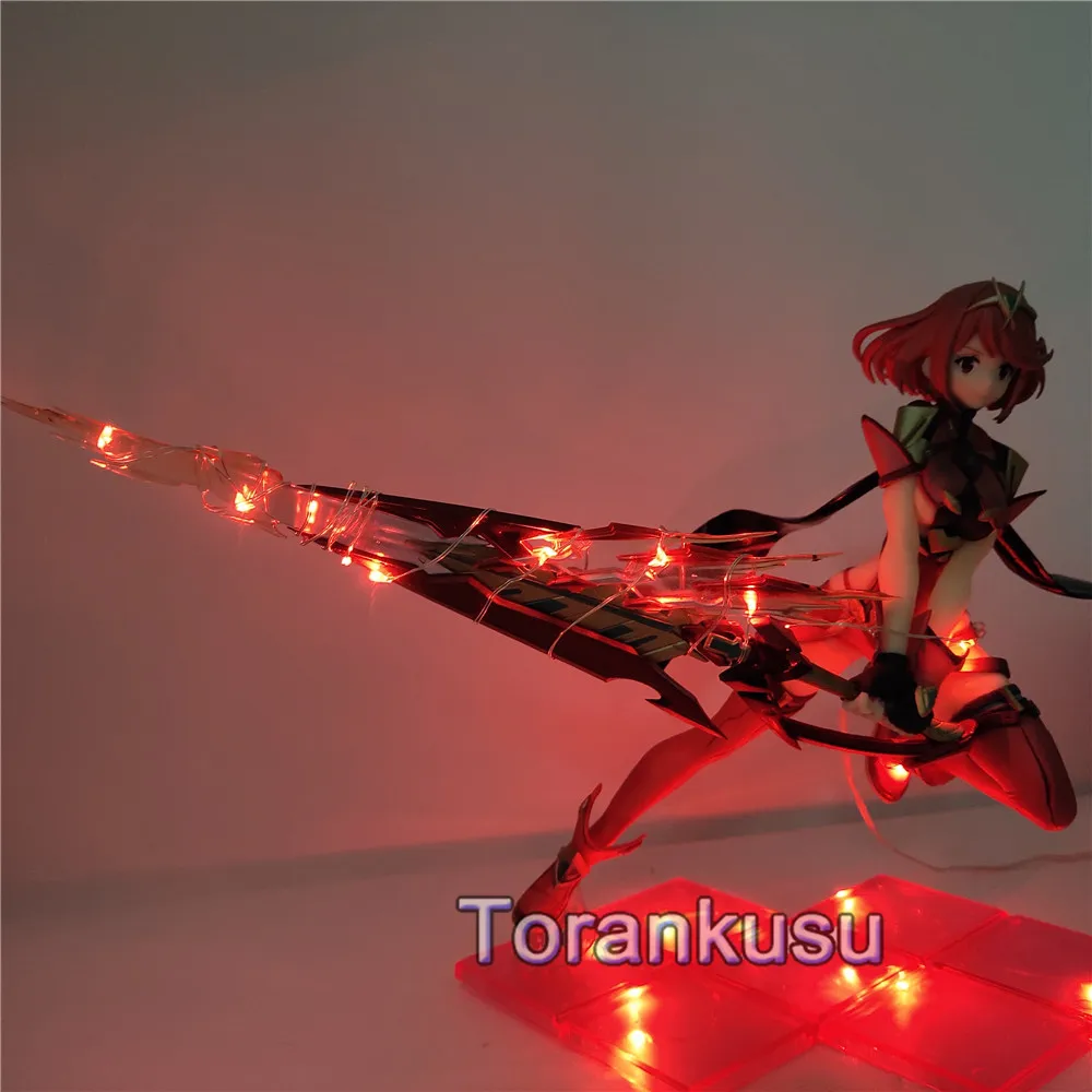 Xenoblade Chronicles 2 Pyra Homura DIY светодиодный светильник ПВХ фигурка аниме Коллекционная Фигурка Homura подарки игрушки для детей