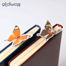 14 шт./партия, корейские канцелярские принадлежности, милая Корейская Закладка с бабочкой, изысканная подарочная бумага, закладки с животными, принадлежности для чтения