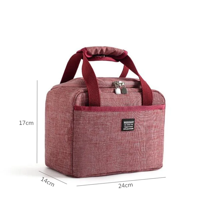 Thickened Cationic Lunch Box Bag Insulation Bags Oxford Cloth Lunch Bag Office Worker With Meal Pack Lunch Bags For Women