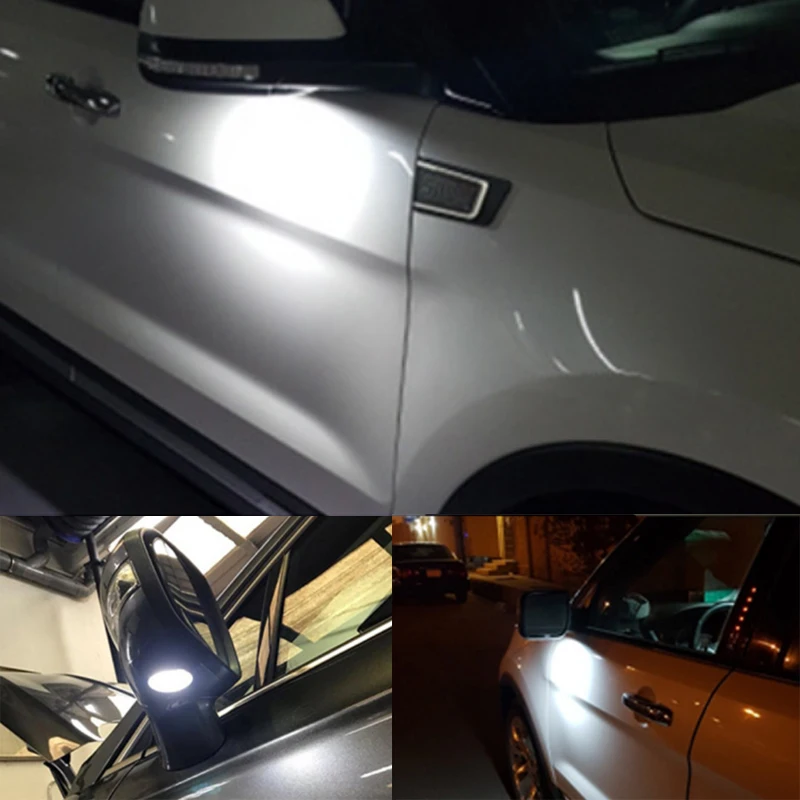 Niscarda 2 шт. подсветка для зеркала ford Edge Fusion Flex Explorer Mondeo Taurus|Декоративная лампа| |