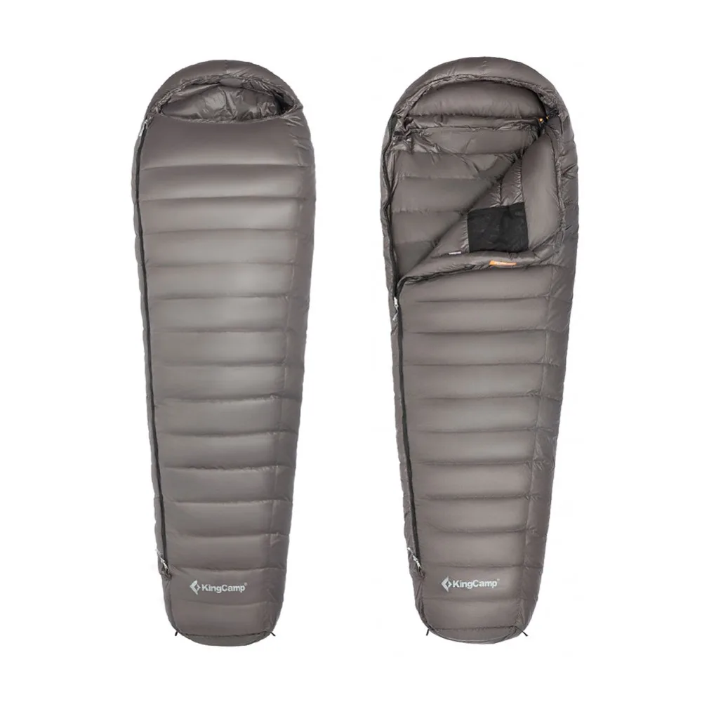 

KingCamp Goose Down Mummy Sleeping Bag Adult Ultralight 800 Filling Power Camping Sleeping Bags Cold Winter