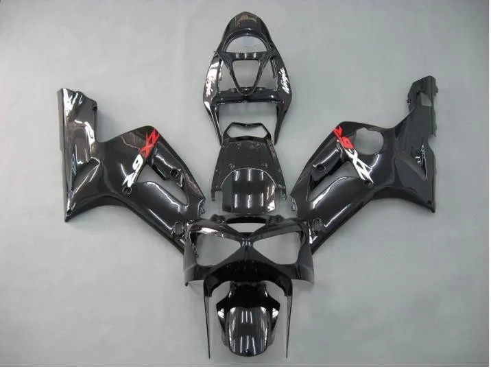 

New Injection Mold Abs Fairings Kit Fit for kawasaki Ninja ZX6R 636 2003 2004 03 04 6R 600CC Bodywork set custom black glossy