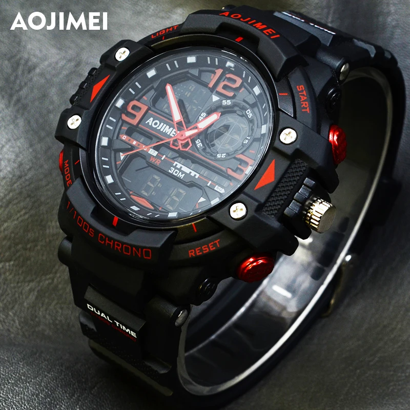 

New AOJIMEI Fashion Watch Men G Style Waterproof Sports Military Watches Shock Men's Luxury Analog Quartz Digital Watch