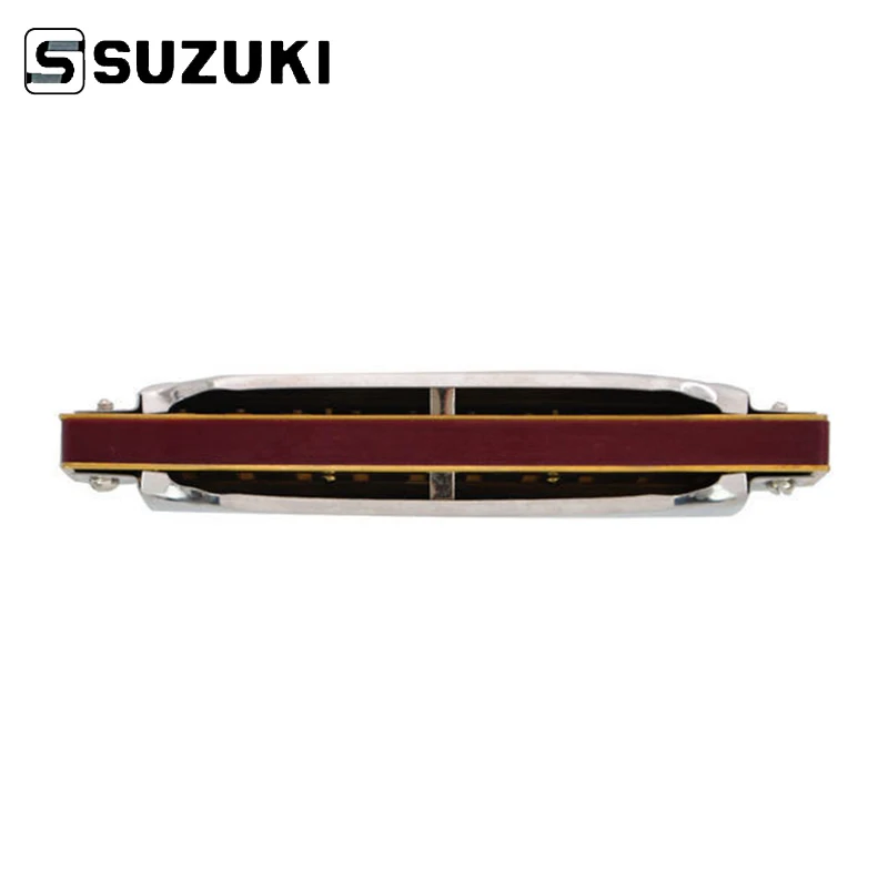 [12 Ключи] Suzuki Блюзовой Гармоники 1072 губная гармошка Новый Серебряный Народная