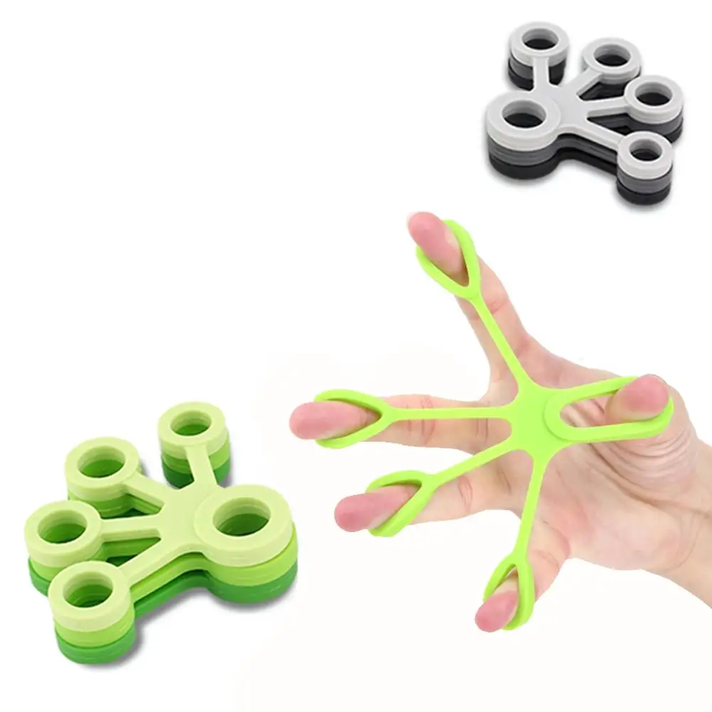 

1 Pcs Silicone Finger Gripper Resistance Bands Finger Stretcher Hand Exerciser Grip Strength Wrist Trainer