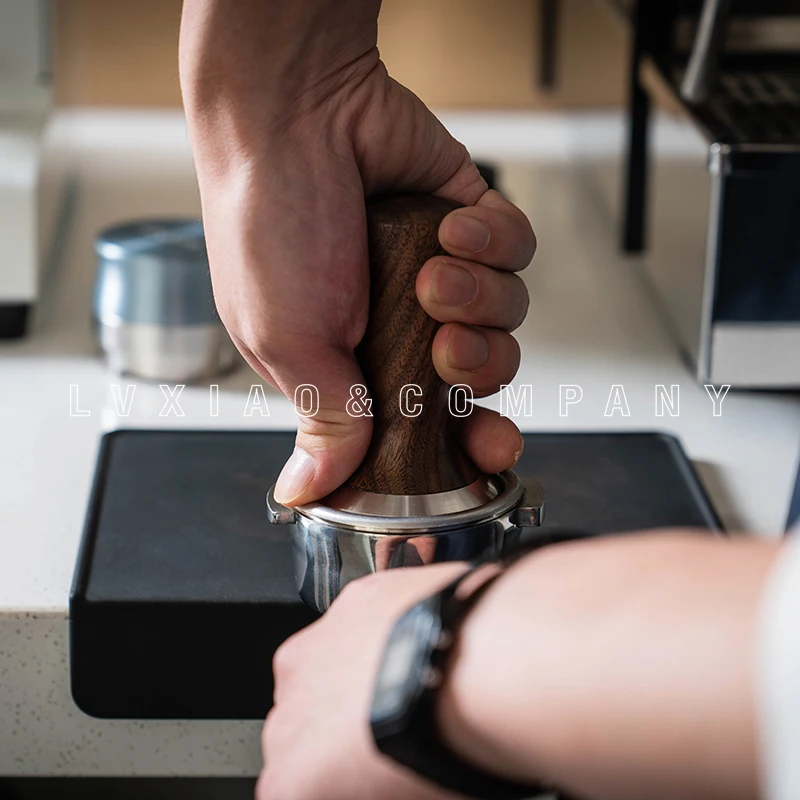 watchget Coffee TAMPER 280g Walnut/stainless steel