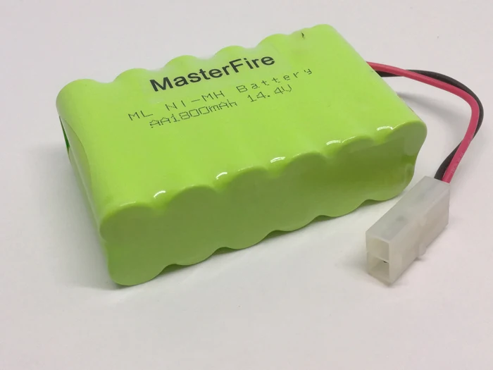 MasterFire Ni-MH 14,4 V 1800mAh аккумулятор Ni-MH AA аккумуляторные батареи с вилками