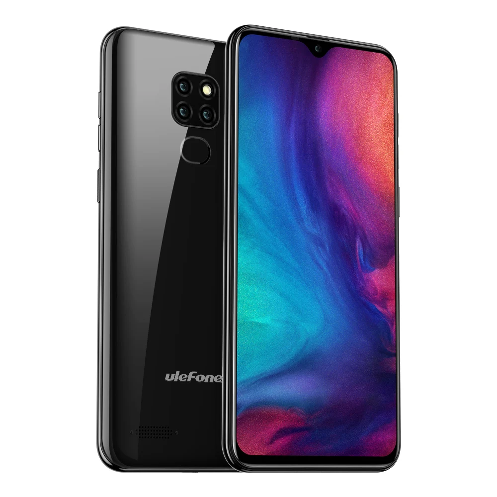 Ulefone Note 7P Mobile Phone Android 9.0 Cellphone 6.1" MT6761VW Quad Core 3GB+32GB Face ID 3500mAh Smartphone 3 Rear Cameras