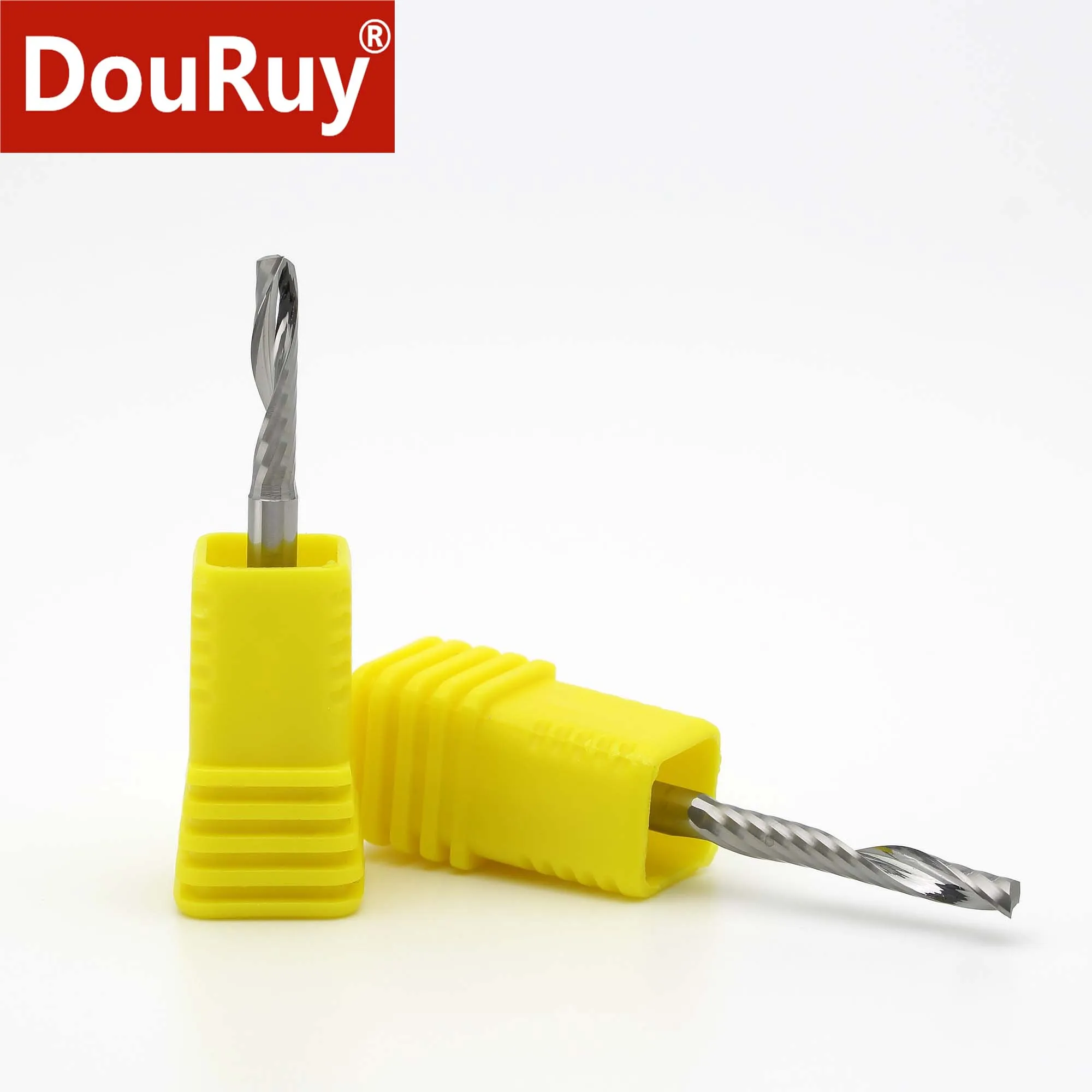 

10PCS shank D3.175mm single flute spiral router bits end mills milling CNC engraving tools acrylic PVC cutter plastic 2A series