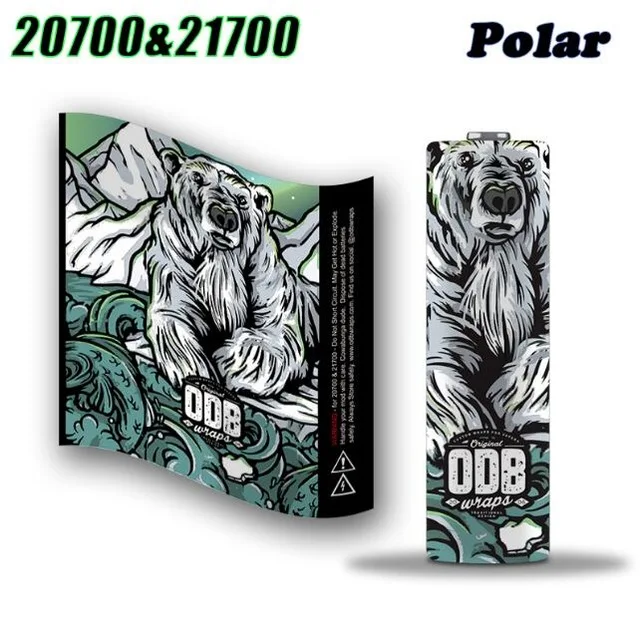 ODB серия 20700/21700 батарея обёрточная бумага батарея наклейка защитная кожа для 20700/21700 батарея аксессуары для электронных сигарет - Цвет: B