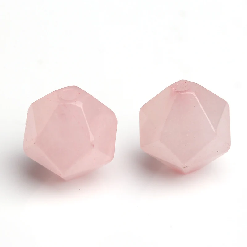 

Натуральный розовый угол огранки и гребень граненый грань объемная бусина полуфабрикат Diy браслет ожерелье нога