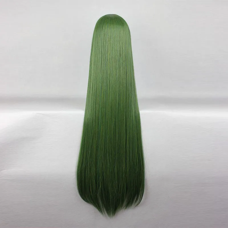 MCOSER 120 см длинные прямые синтетические зеленые косплей костюм парик Высокая температура волокна волос WIG-259A