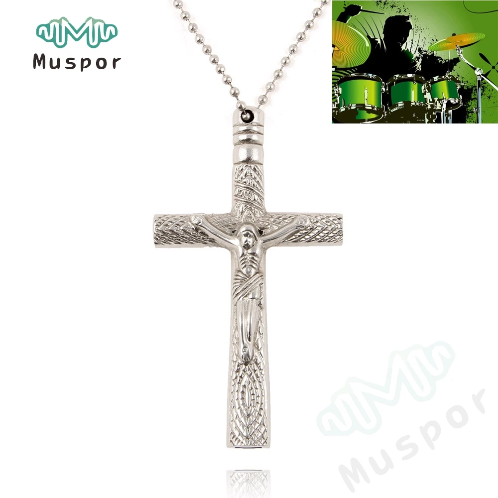 

Practical Drum Key Chain Silver Cross Christian Necklace Drum Head Tuning Accessories Used to adjust the drum skin