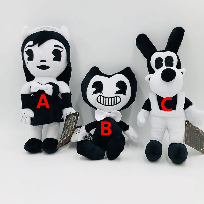 

Bandy & Ink Maker Doll Bendy Thriller Game Plush Doll Halloween Doll Stuffed Animal Toys Childrens Kids Halloween Gifts