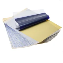 10 шт., размер: 4 слоя A4 переводной татуировки трафарет Бумага углерода Термотрансферная бумага татуировки копия трафарета копировальной машины