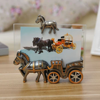 

European Style Vintage Photo Frame Wedding Couple Picture Frames Creative Carriage Model Romantic portrait door Frame Home Decor