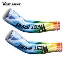 West biking велосипедные рукава налокотники для велосипедистов грелка для рук с защитой от ультрафиолета рукава велосипед грелка Manguito Велосипедное Джерси Ciclismo Спортивная ручная манжета