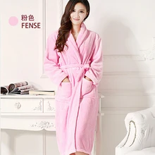 Осенне-зимний халат, женские халаты, фланелевый Халат для влюбленных, коралловый флис, шерсть, фланелевая одежда для сна, мужской Халат