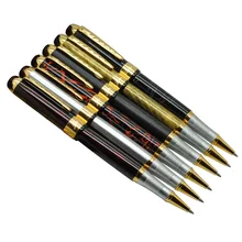 Рекламные Канцелярские товары Jinhao 250 Металлическая Ручка-роллер 0,7 мм черные чернила Сменные шариковые ручки роскошные подарочные ручки