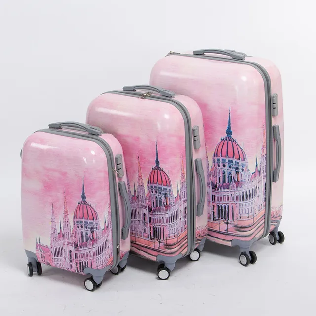 set of 3 trolley luggage bags