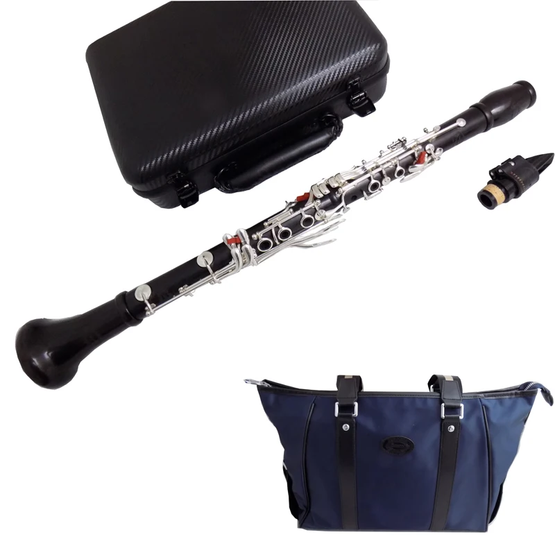

Professional Clarinet for performance French system Ebony Body Silver plated keys Musical instruments